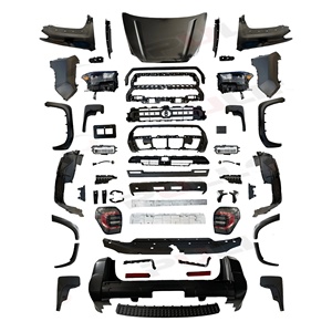 Kit de carrosserie de pare-chocs pour Toyota <span class=keywords><strong>4</strong></span> Runner <span class=keywords><strong>2010</strong></span>-2014, style ancien à nouveau 2025, modèle <span class=keywords><strong>C</strong></span>, avec capot, ailes, feux - Product Image 1