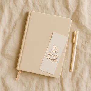 Soyez en douceur avec vous-même : Journal A5 en similicuir à couverture rigide pour l'autosoins, la réflexion quotidienne et la gratitude – Cadeau pour la santé mentale - Product Image 4