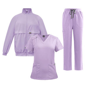 42020+52002 Chaqueta de Uniforme Médico de Emergencia para <span class=keywords><strong>Ambulancia</strong></span>, Conjunto de Uniforme y Chaqueta Médica, Uniformes Médicos de Hospital, 3 Piezas - Product Image 5