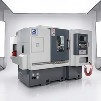 Torno Fresador CNC de Doble Husillo Vertical LICHI LC-Z46S GSK, Servicio Mediano, Recorrido de 400x300mm, 12 Estaciones de Herramientas, Certificado CE