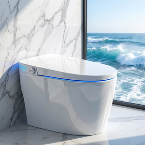 New Style Home Wc Intelligent Toilet Automatic Open <b>Sensor</b> Flush <b>Bathroom</b> Auto Close Smart Toilet with Seat Warmer - Product Image 4