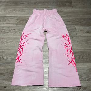 Pantalones Deportivos Personalizados con Logotipo OEM 2025, Pantalones Deportivos Holgados de Pierna Ancha de Alta Calidad para Hombre, Pantalones Deportivos de Talla Grande con Estampado Digital - Product Image 4