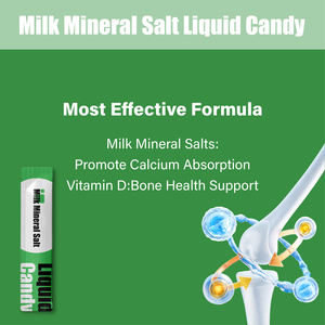 Soporte de personalización más vendido, huesos fuertes, leche, sal mineral, líquido gomoso, promueve la absorción de calcio para niños - Product Image 4