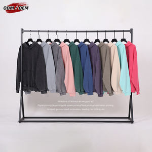 Sudadera con Capucha Vintage de Algodón 100% de 430G, Estilo Americano, Casual, para Hombre, Lavada, para Invierno - Product Image 2