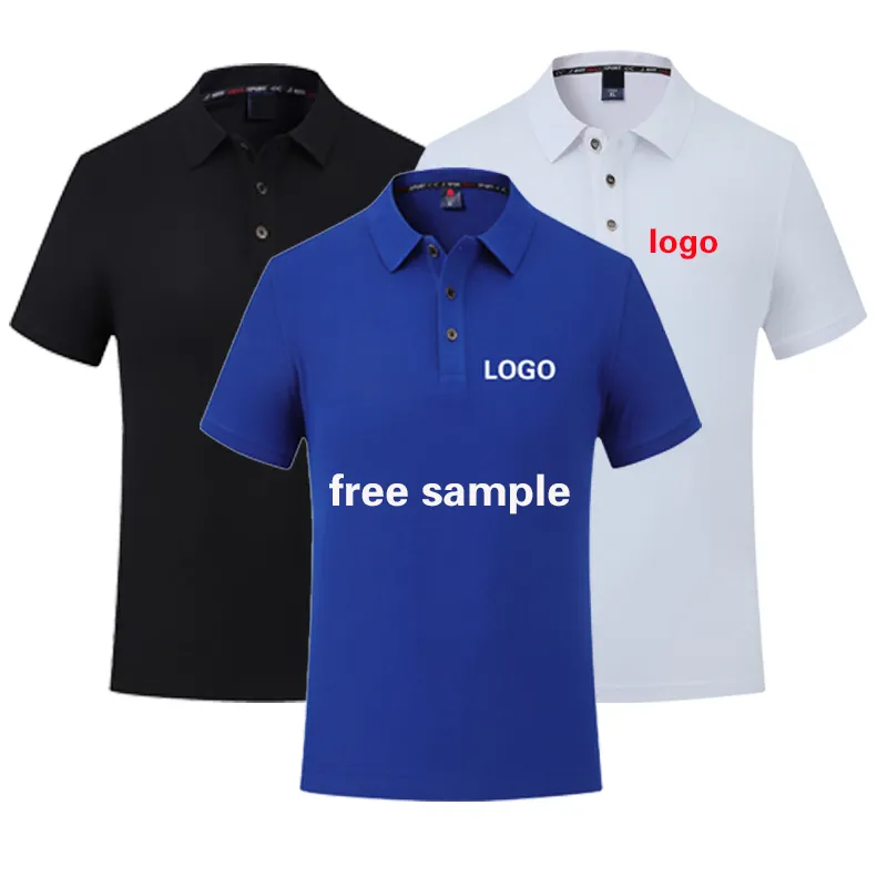 Nuovo design ricamo logo traspirante moda polo t shirt uomo polo cotone stampa golf polo per uomo