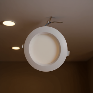 Foco LED de Techo de 9W, 12cm, Luz Blanca Cálida, Empotrable, Carcasa de Plástico, 2700K, Brillo Suave, 2 Años de Garantía, Paquete de 10 - Product Image 2