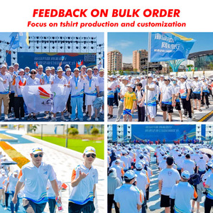 High Quality Wholesale 100% <b>Polyester</b> <b>Tshirts</b> Hand Feel Sublimation T Shirts Plain Custom Printing White Blank T-Shirt - Product Image 6