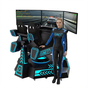 Machine de jeu de voiture volante à 360 degrés pour parc d'attractions, jeu d'arcade de course à monnayeur, conduite en réalité virtuelle - Product Image 5