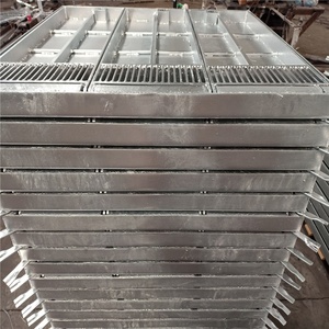 Grille en acier de remplissage pour piétons galvanisée de Singapour avec amortisseur sonore pour <span class=keywords><strong>couvercle</strong></span> de vidange/<span class=keywords><strong>puisard</strong></span> - Product Image 4
