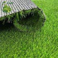 Gazon synthétique vert de haute qualité garantie SLUN, tapis de gazon artificiel pour mur décoratif