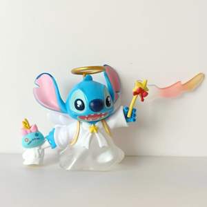 QIXI carino pigiama <span class=keywords><strong>Stitch</strong></span> <span class=keywords><strong>Lilo</strong></span> & <span class=keywords><strong>Stitch</strong></span> 2.0 Blind Box in PVC bambola in resina per bambini borsa ciondolo regalo con tema animali divertenti - Product Image 6