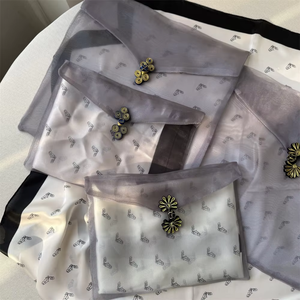 ถุงผ้าออร์แกนซ่าแบบใสสไตล์จีนสำหรับใส่เสื้อผ้าหรือของขวัญ - Product Image 5