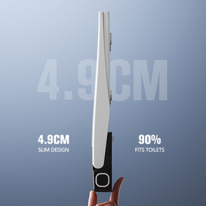Smart Ultra-Thin Electric <strong>Bidet</strong> <strong>Toilet</strong> <strong>Seat</strong> <strong>with</strong> Heating Cleaning Remote Control Plastic Elongated <strong>Seat</strong> Modern Design - Product Image 4