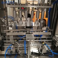 Machine de remplissage automatique à servo-moteur pour produits liquides, remplisseuse de bouteilles à piston haute précision 200-1250 ml