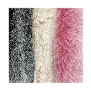 New Soft Long Pile Carpet Fur Plush Home Textile Fabric Faux Fur Wholesale Comfortable 45mm Coat Toy Shoe Auto Anti