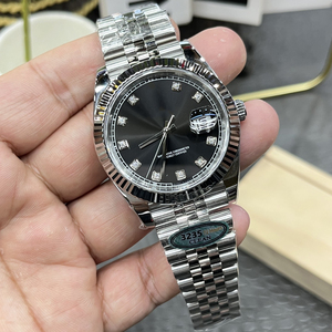 Montre mécanique de luxe pour homme de marque haut de gamme, étanche, design sportif, affichage lumineux des phases lunaires, bracelet en acier inoxydable, fonction alarme - Product Image 4