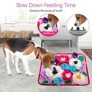 Alfombra Olfativa para Perros, Alfombra de Alimentación con Premios para Perros de Raza Pequeña/Media, Antideslizante/Portátil/Duradera, Juguetes Interactivos para Perros - Product Image 5