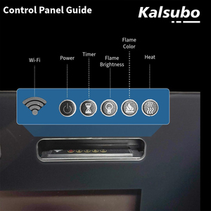 <span class=keywords><strong>Chimenea</strong></span> Eléctrica Inteligente Kalsubo <span class=keywords><strong>de</strong></span> 50 Pulgadas <span class=keywords><strong>de</strong></span> Ancho, Diseño Empotrado en Pared, 30 Colores <span class=keywords><strong>de</strong></span> Brasas Realistas - Product Image 3