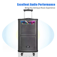 NDR-515 PLUS Nuevo Sistema de Sonido de 15 Pulgadas y 120W, Altavoces con Base de Madera para Cine en Casa, Sistema de Audio para el Hogar