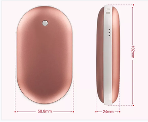 MGITEC High Quality USB Rechargeable 5W 3000-5000mAh Quick Charge Support Power Bank Reusable Electric <strong>Handwarmer</strong> - Product Image 4