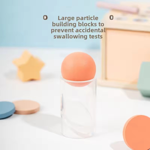 Scatola dei Monete Montessori, Giocattolo Educativo in Legno con Palline, Gioco Arcobaleno per l'Apprendimento Precoce con Colori Vivaci - Product Image 4