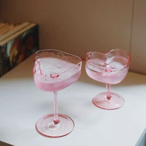 Stile europeo all'ingrosso stile unico creativo Vintage bar Martini gelato coupé rosa Cocktail bicchieri per la festa di nozze - Product Image 1