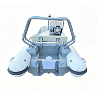 Bateau pneumatique semi-rigide (RIB) personnalisé à coque en aluminium, certifié CE, idéal pour l'observation des oiseaux et les excursions dans les réserves naturelles