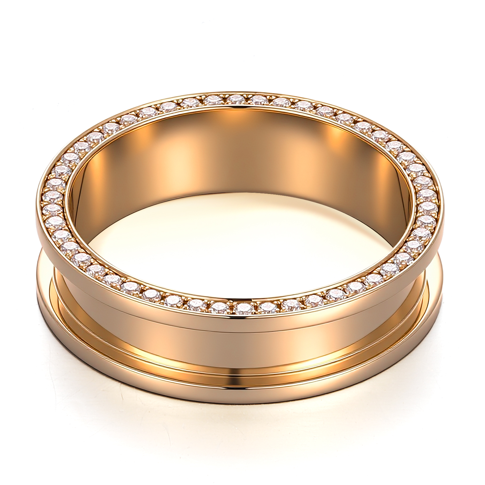 แหวนเพชรแล็บทองคำแท้ 14K