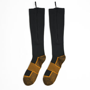 Chaussettes de compression graduée à fermeture éclair sur le devant, hauteur genou, <span class=keywords><strong>pour</strong></span> un port facile et un soutien ciblé - Product Image 6