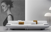Sofá de Cuero de Primera Capa, Estilo Moderno, Simple y de Lujo, Ajustable, para Tres Personas, Ideal para Oficina en Casa y Sala de Estar