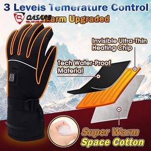 Calentamiento Batería de litio Pantalla táctil calentada Impermeable Esquí-Calentado Motocicleta recargable Invierno Guantes de esquí calentados - Product Image 3