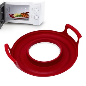 Nouveau support de plat pour micro-ondes anti-déformation en PP, pour la cuisson à domicile, facile à nettoyer, pour bols et plats vapeur - Product Image 5