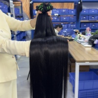 Cheveux Humains Bruts 100% Naturels, Lisses et Droits, Cuticules Entièrement Alignées, Non Traités, Provenant d'un Donneur Unique, Ondulation Naturelle, Boucles Birmanes, Cheveux Bruts Cambodgiens