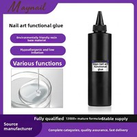 Colle à ongles fonctionnelle transfrontalière pour nail art, sur mesure, haute capacité, professionnelle, exclusive aux salons de manucure, sans HEMA, pour scellement
