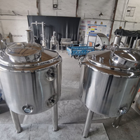 Cuve de mélange en acier inoxydable avec agitateur, chauffage électrique, cuve de mélange à double enveloppe en acier inoxydable