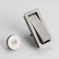 Cerradura de puerta fantasma moderna de Gran venta para deslizamiento e interior para puertas y ventanas de madera