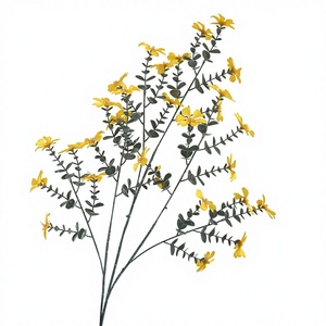 Nuovi Fiori Artificiali in Seta, Piccoli Fiori Selvatici Modello MJ, Decorazione Morbida per Sale Matrimoni, Base Guida per Composizioni Floreali - Product Image 4