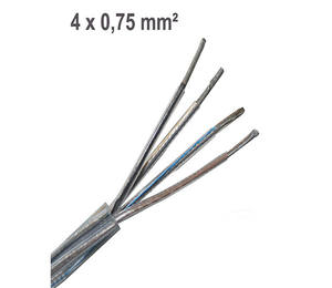 絶縁ワイヤーケーブルペンダント照明コードワイヤーラウンドランプLEDライト透明より線鋼PVC2コア<span class=keywords><strong>3</strong></span>コア0.5mm 0.75mm - Product Image 4