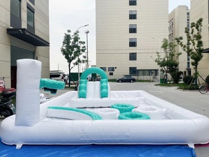 Piscine gonflable d'extérieur pour enfants, parc aquatique gonflable avec <span class=keywords><strong>toboggan</strong></span> - Product Image 2