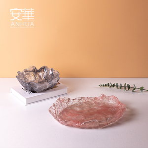 Set di Vassoi in Cristallo Irregolare |   Ciotole Decorative Creative per Servire Frutta/Snack (Soggiorno/<span class=keywords><strong>Cucina</strong></span>) Vendita all'Ingrosso - Product Image 1