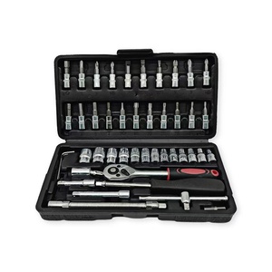 Offre Spéciale : Kit de 94 Pièces d'Outils Durables en Acier au Carbone pour Réparation Automobile (Clés à Douille et Embouts de Tournevis) avec Mallette Souple - Product Image 4
