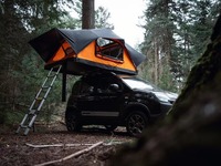 Tente de toit de voiture légère, rigide, imperméable, tout-terrain 4x4, en ABS, pour 4 personnes