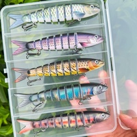 Leurre dur coulant multi-sections 19g, couleur personnalisée, matériel de pêche