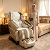 Fauteuil de massage haut de gamme avec finition de qualité supérieure, expérience VIP exclusive et édition luxe dorée