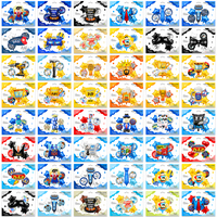 Ensemble de 5 ballons en feuille métallisée sur le thème de la fête des pères, faciles à gonfler, taille personnalisée, décoration colorée, design pour réunion de famille