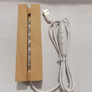 Lampada Notturna LED in Legno con Base Personalizzata, Design Moderno, Regalo per Ragazze, 5V, Luce d'Atmosfera in Acrilico, USB, Decorazione per Camera da Letto - Product Image 1