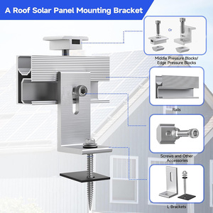 Support <span class=keywords><strong>de</strong></span> fixation solaire à pied pour panneaux solaires sur toiture – Approvisionnement direct usine - Product Image 6