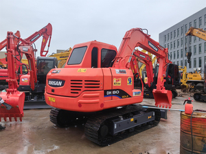 Excavadora Compacta de Cadenas Doosan DH80 de Segunda Mano, Ideal para Construcción Municipal y Excavación de Terrenos Agrícolas - Product Image 1