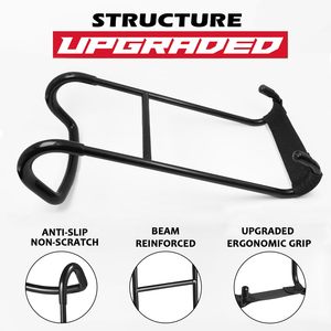 Lot <span class=keywords><strong>de</strong></span> 2 haltères avec crochets <span class=keywords><strong>de</strong></span> fixation, adaptés aux exercices <span class=keywords><strong>de</strong></span> développé couché, <span class=keywords><strong>de</strong></span> pectoraux et d'épaules, avec sangles <span class=keywords><strong>de</strong></span> maintien pour les poignets - Product Image 2