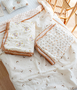 Coperta Professionale in Mussola per <span class=keywords><strong>Neonati</strong></span>, Traspirante, con Stampa Carina, per Bambini, <span class=keywords><strong>Campeggio</strong></span> all'Aperto, Campione Disponibile - Product Image 2